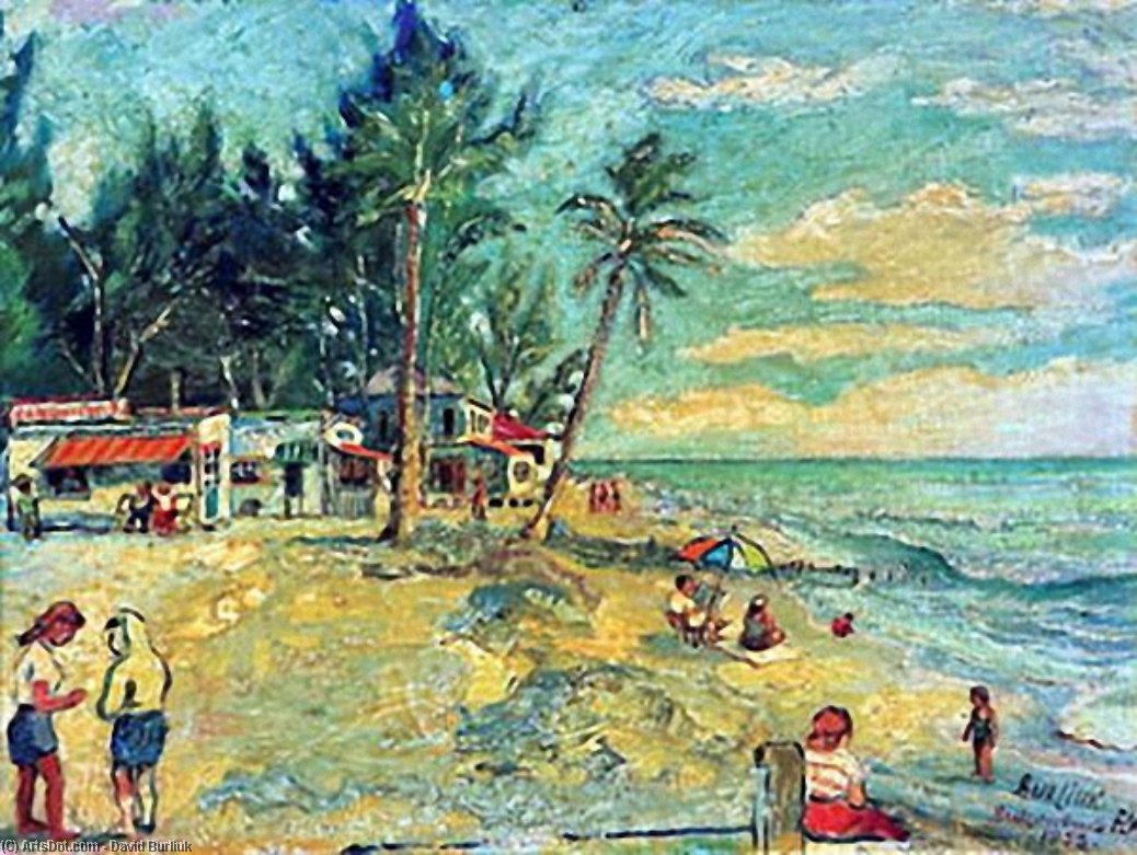 Wikioo.org - The Encyclopedia of Fine Arts - Painting, Artwork by David Davidovich Burliuk - Bradenton Beach, Florida