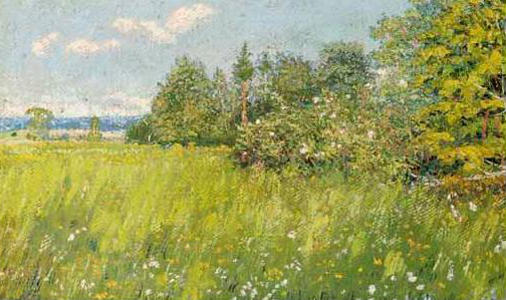 Wikioo.org - The Encyclopedia of Fine Arts - Painting, Artwork by David Davidovich Burliuk - Summer meadow