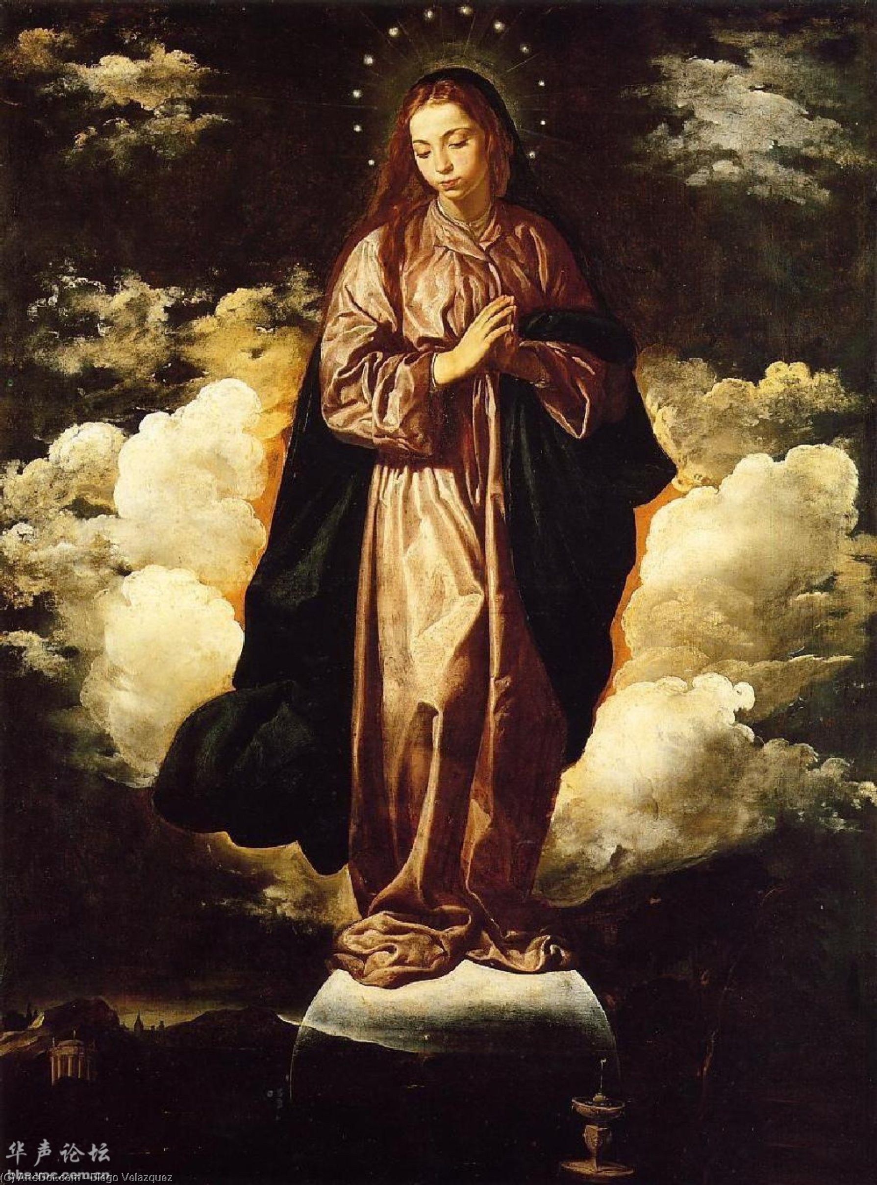 Wikioo.org - The Encyclopedia of Fine Arts - Painting, Artwork by Diego Velazquez - The Immaculate Conception