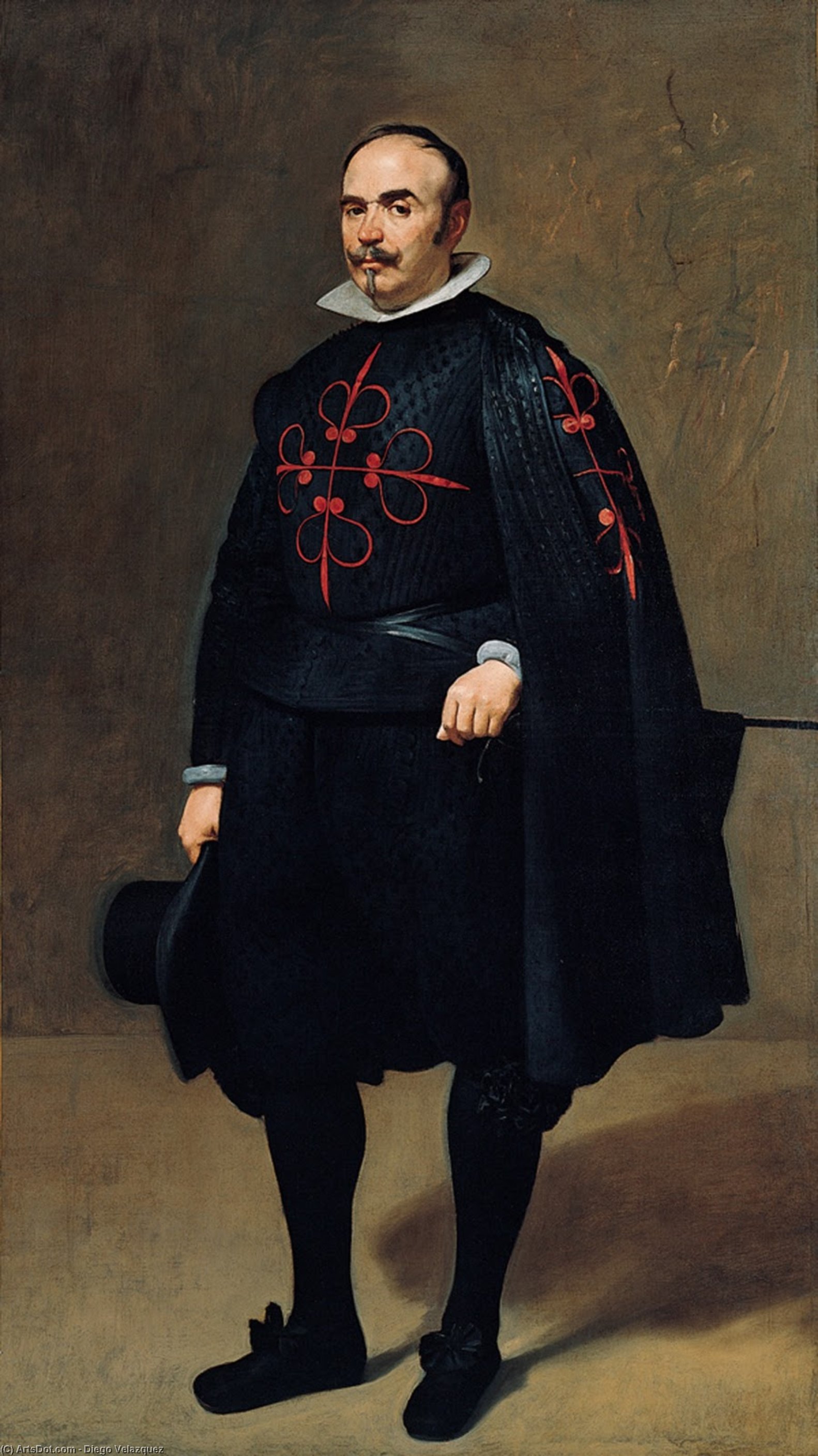 WikiOO.org - Encyclopedia of Fine Arts - Festés, Grafika Diego Velazquez - Portrait of Pedro de Barberana y Aparregui
