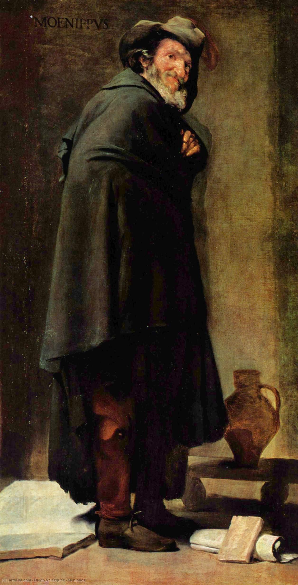 Wikioo.org – L'Encyclopédie des Beaux Arts - Peinture, Oeuvre de Diego Velazquez - Ménippe