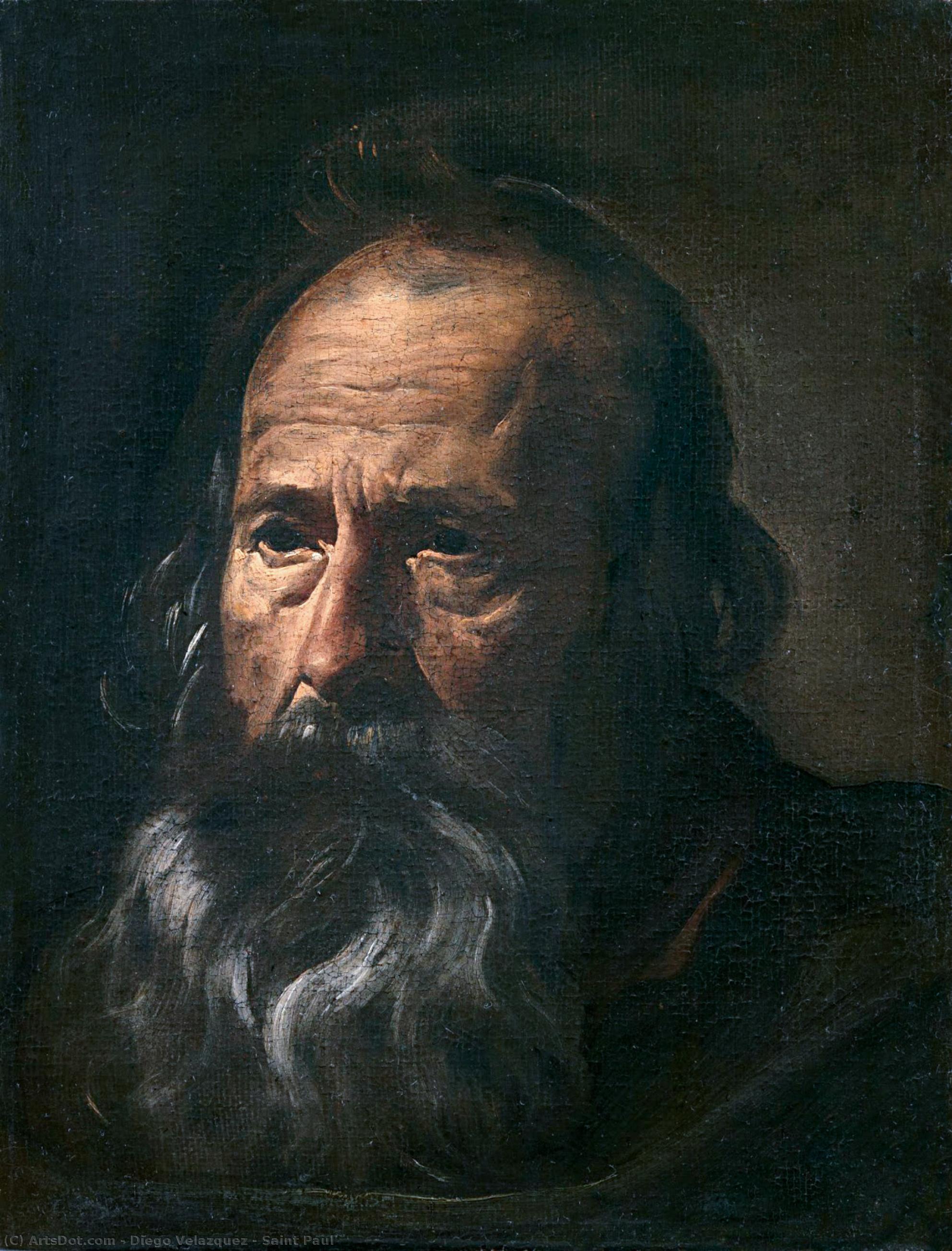 WikiOO.org - Encyclopedia of Fine Arts - Maleri, Artwork Diego Velazquez - Saint Paul
