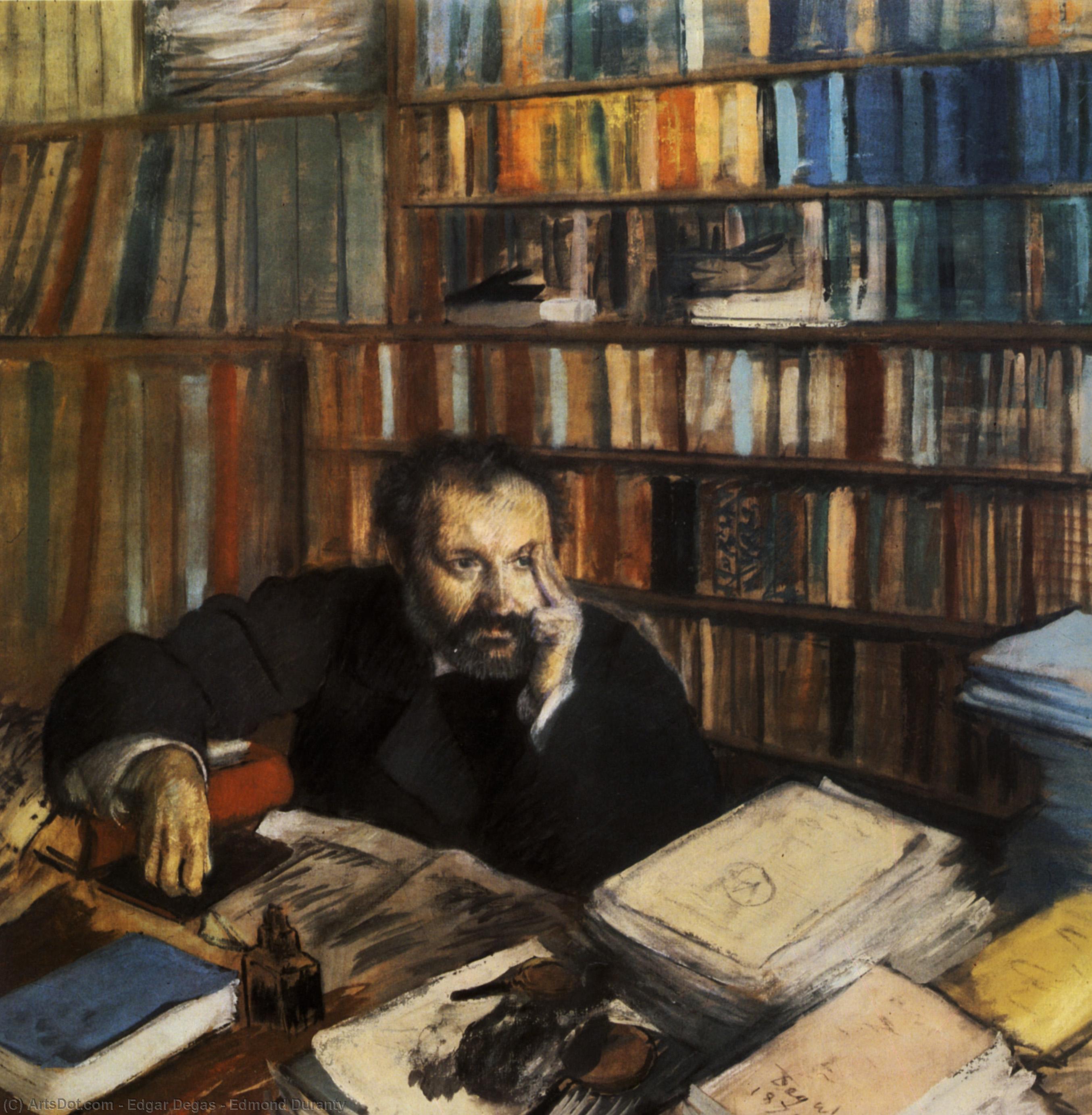 Wikioo.org - Bách khoa toàn thư về mỹ thuật - Vẽ tranh, Tác phẩm nghệ thuật Edgar Degas - Edmond Duranty