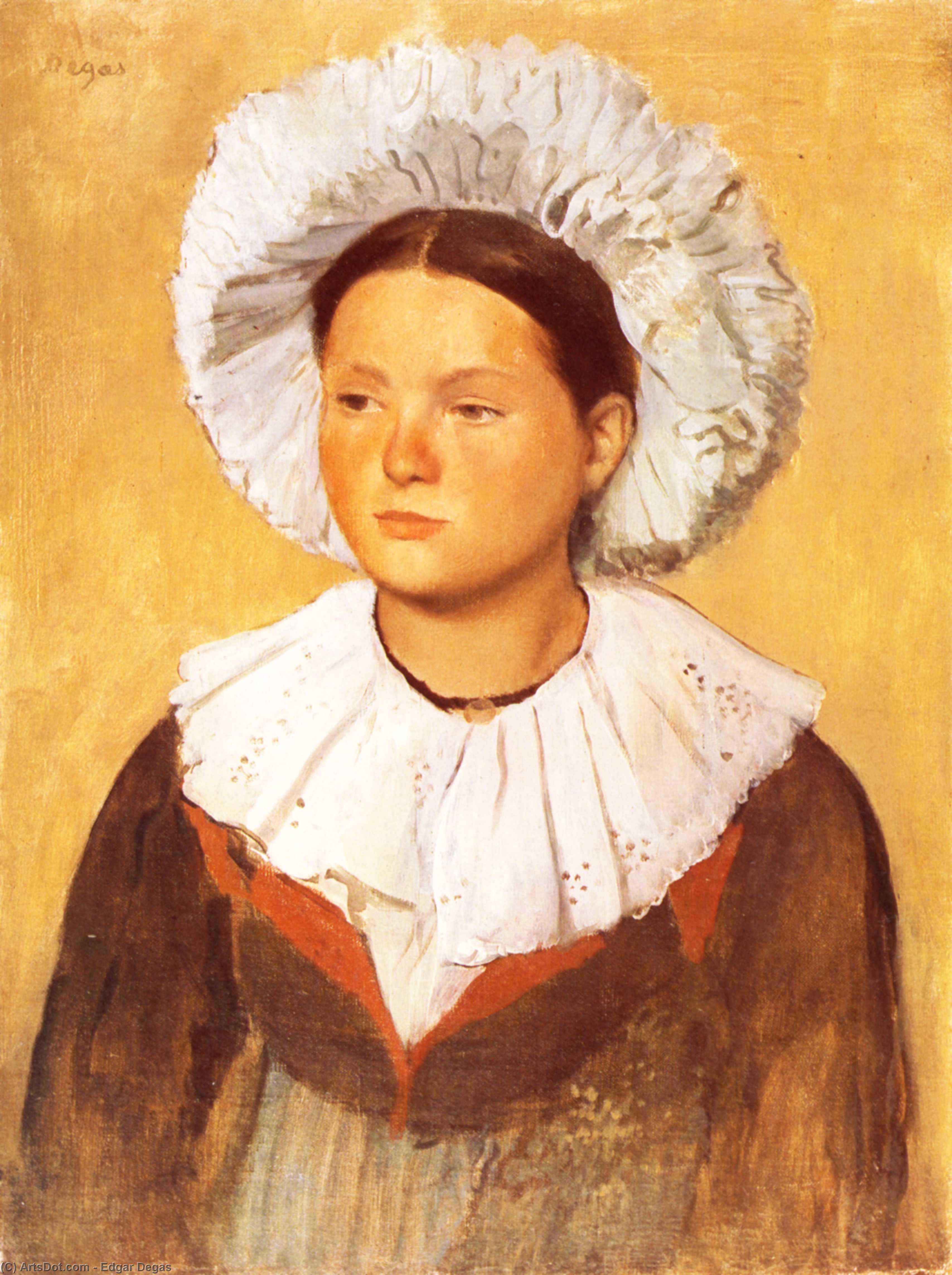 WikiOO.org – 美術百科全書 - 繪畫，作品 Edgar Degas - 萨沃伊女孩