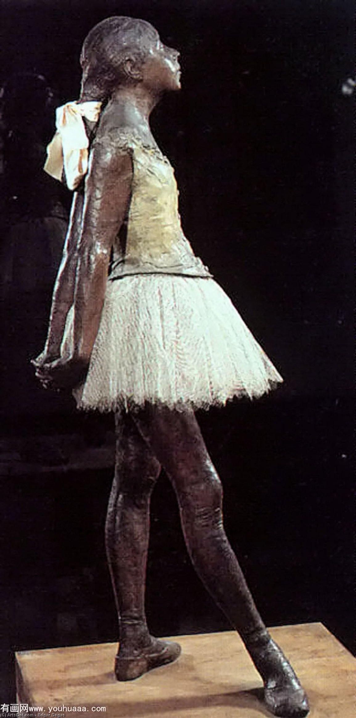WikiOO.org - Encyclopedia of Fine Arts - Maleri, Artwork Edgar Degas - Little Dancer Fourteen Years Old