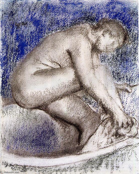 Wikioo.org - Bách khoa toàn thư về mỹ thuật - Vẽ tranh, Tác phẩm nghệ thuật Edgar Degas - The Bath