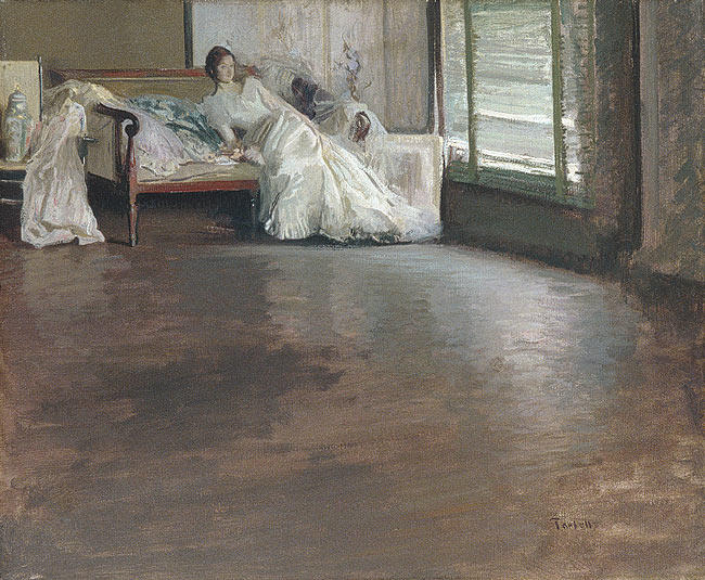 Wikioo.org - The Encyclopedia of Fine Arts - Painting, Artwork by Edmund Charles Tarbell - Across the Room