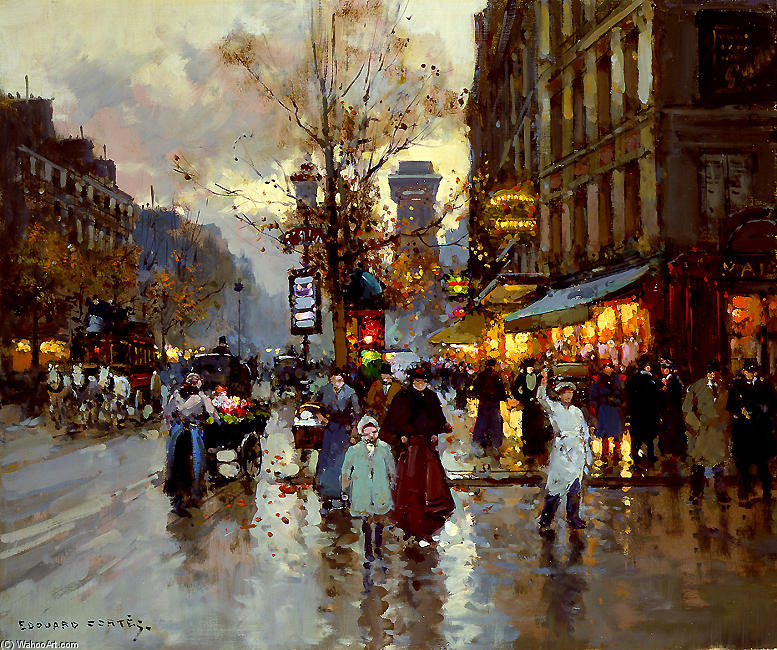 Wikioo.org - The Encyclopedia of Fine Arts - Painting, Artwork by Edouard Cortes - St.Denis