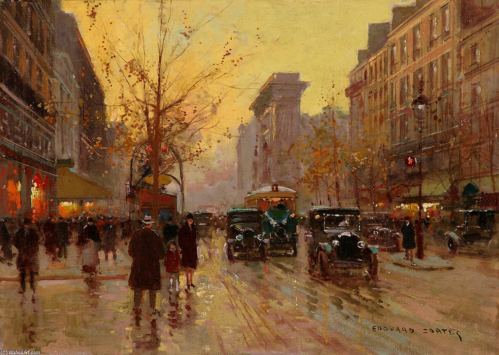 Wikioo.org - The Encyclopedia of Fine Arts - Painting, Artwork by Edouard Cortes - St.Denis