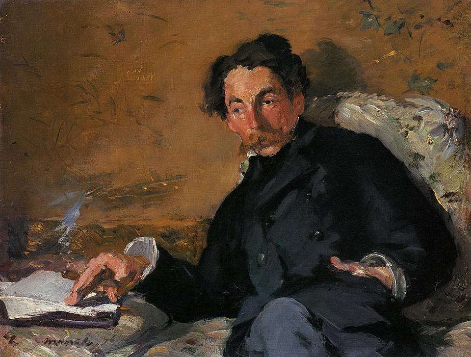 Wikioo.org – La Enciclopedia de las Bellas Artes - Pintura, Obras de arte de Edouard Manet - stéphane mallarmé