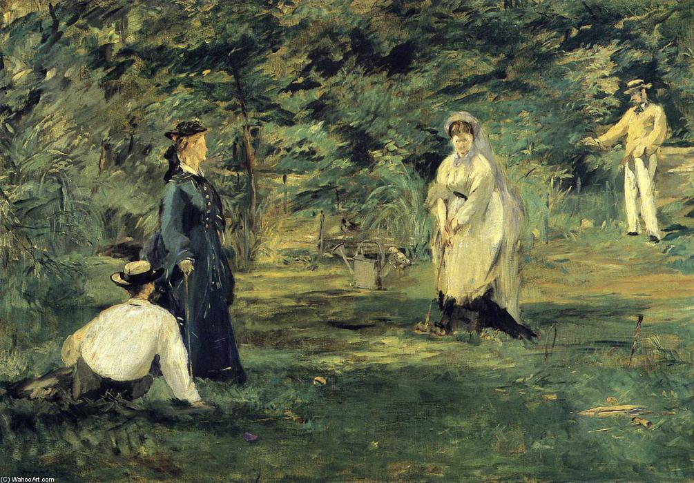 WikiOO.org - Encyclopedia of Fine Arts - Maalaus, taideteos Edouard Manet - Croquet