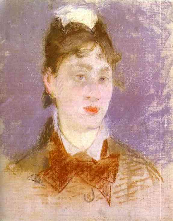 WikiOO.org - Encyclopedia of Fine Arts - Lukisan, Artwork Edouard Manet - A young girl