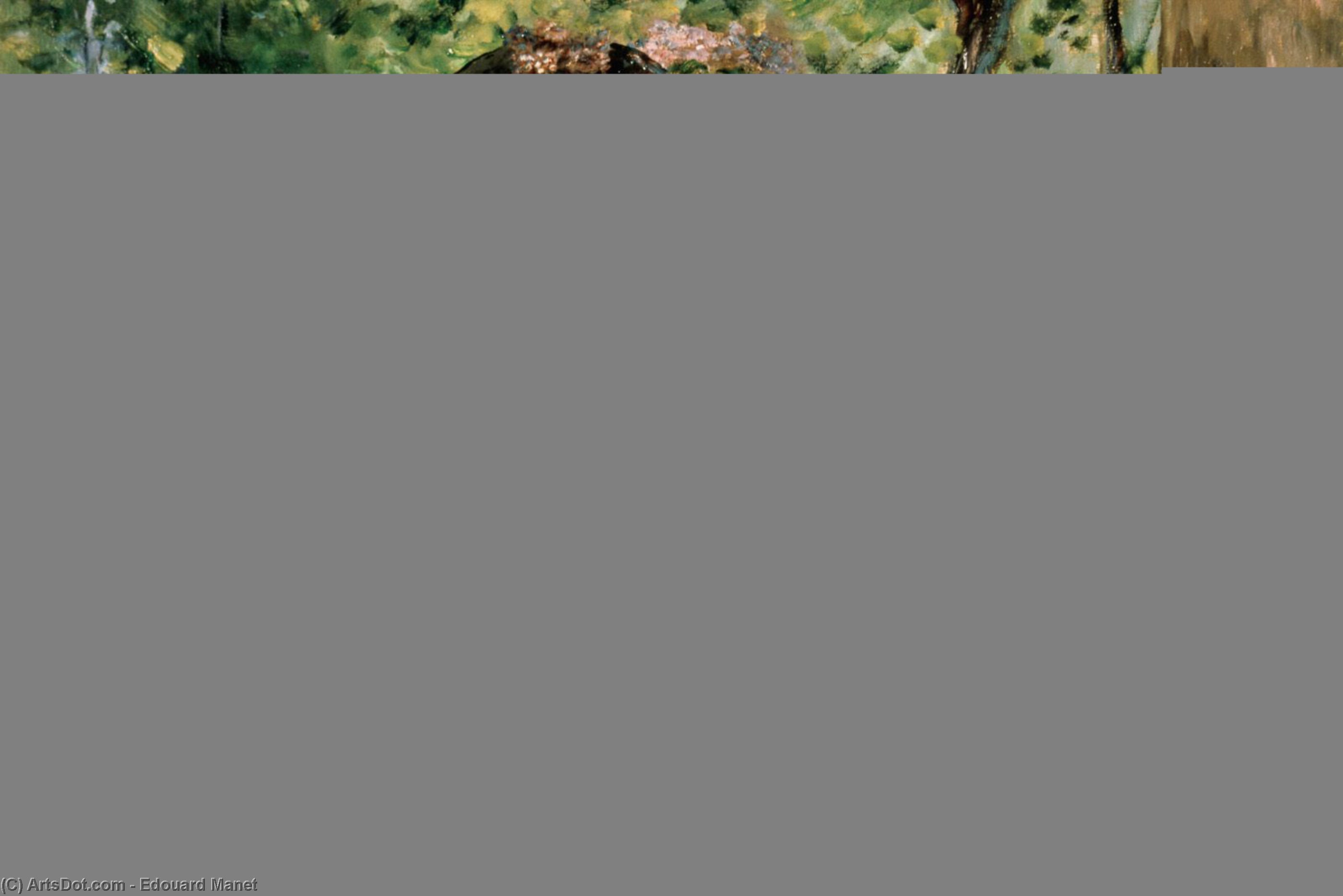 WikiOO.org - Енциклопедія образотворчого мистецтва - Живопис, Картини
 Edouard Manet - The stroll
