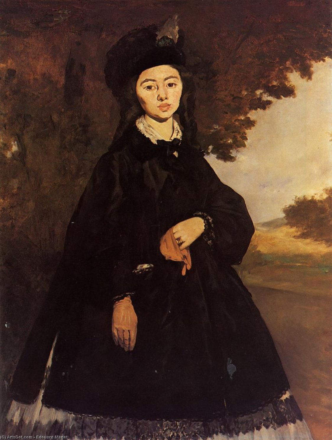 WikiOO.org - Encyclopedia of Fine Arts - Maalaus, taideteos Edouard Manet - Madame Brunet
