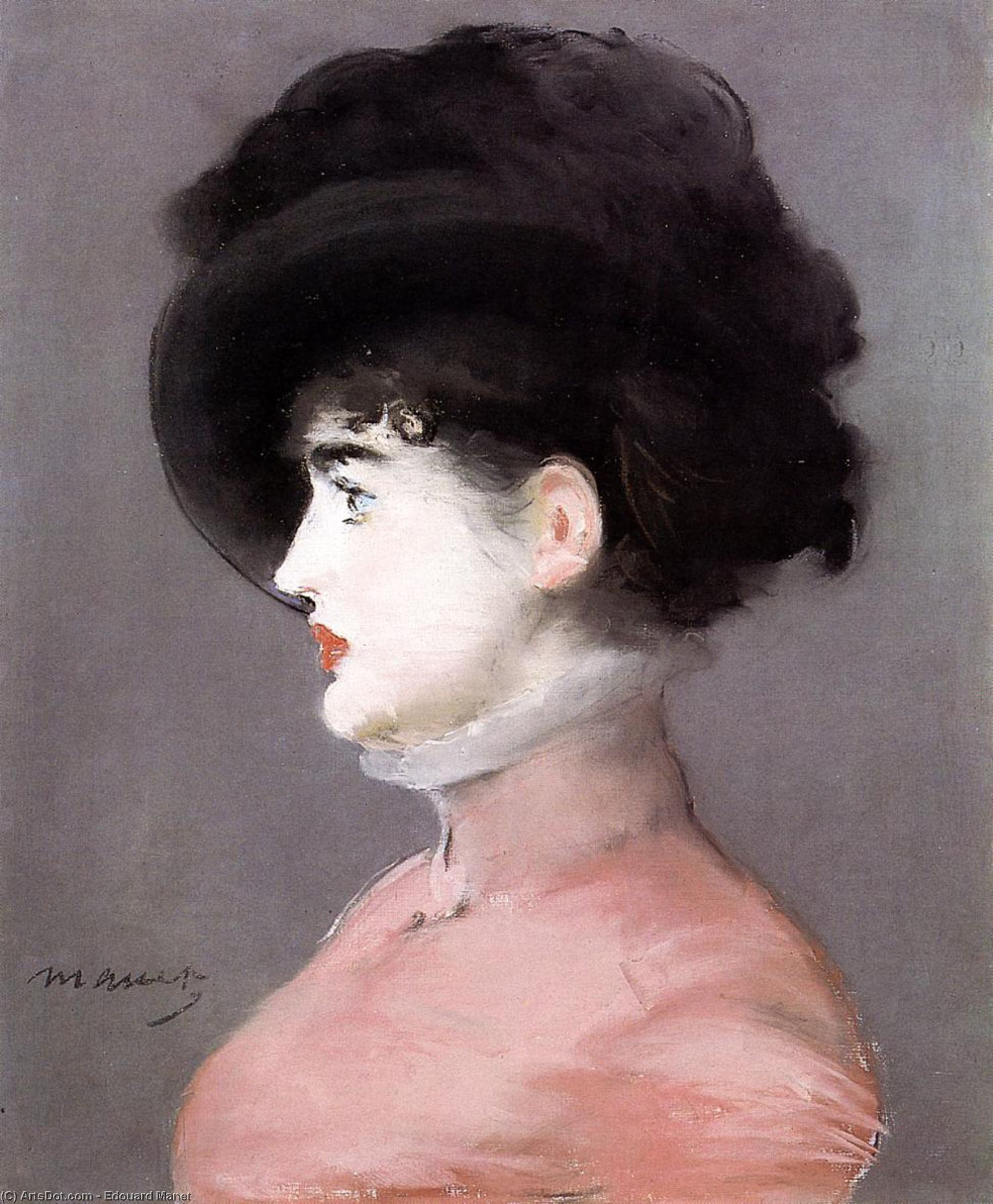 Wikioo.org – L'Enciclopedia delle Belle Arti - Pittura, Opere di Edouard Manet - Ritratto di Irma Brunner