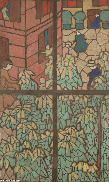 WikiOO.org - Енциклопедия за изящни изкуства - Живопис, Произведения на изкуството Jean Edouard Vuillard - The Chestnuts