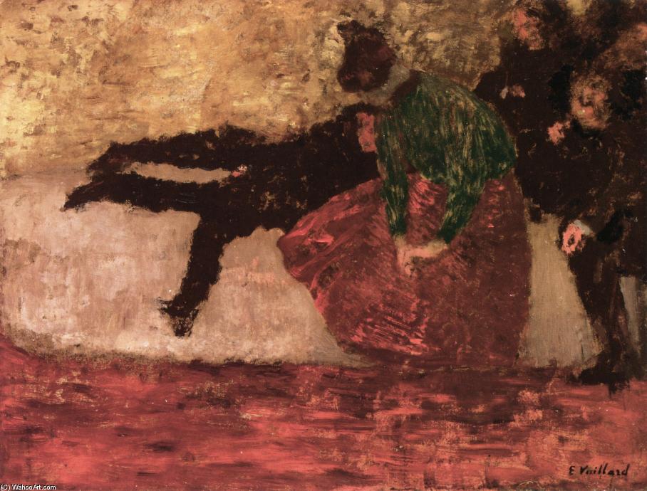 WikiOO.org - Εγκυκλοπαίδεια Καλών Τεχνών - Ζωγραφική, έργα τέχνης Jean Edouard Vuillard - After the Ball
