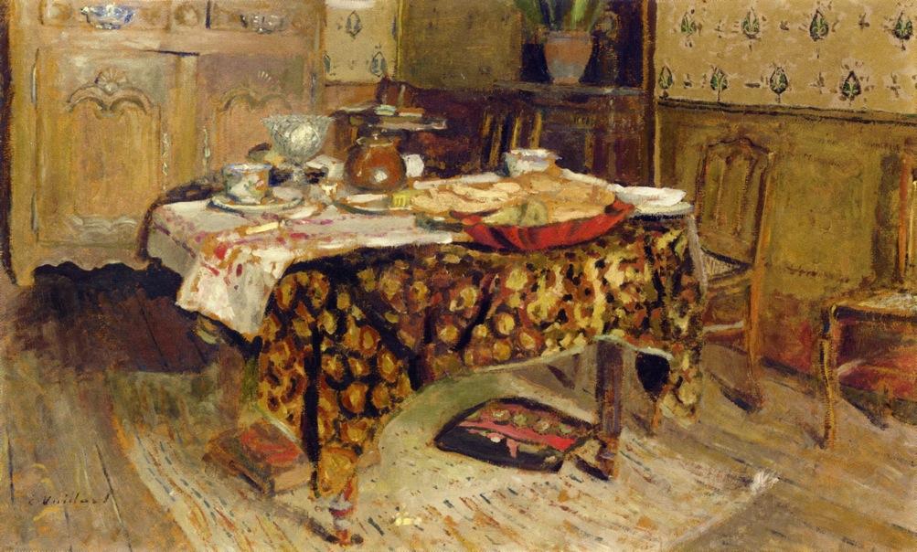 Wikioo.org – L'Encyclopédie des Beaux Arts - Peinture, Oeuvre de Jean Edouard Vuillard - La Table Setting
