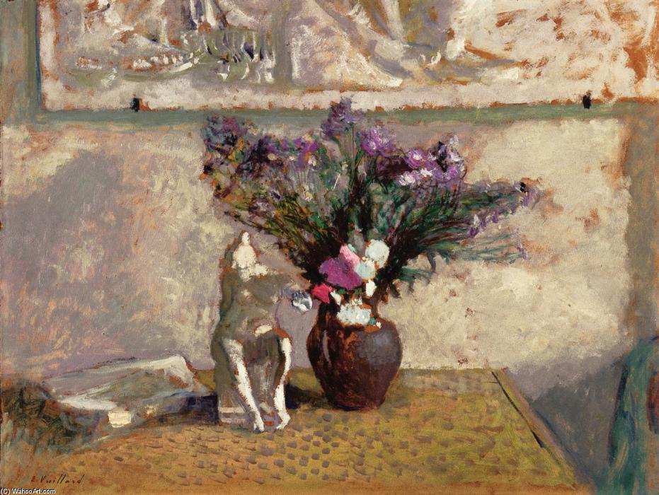 Wikioo.org – L'Encyclopédie des Beaux Arts - Peinture, Oeuvre de Jean Edouard Vuillard - Nature morte avec Leda