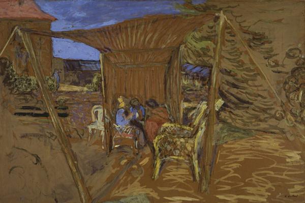 Wikioo.org - The Encyclopedia of Fine Arts - Painting, Artwork by Jean Edouard Vuillard - The Tent
