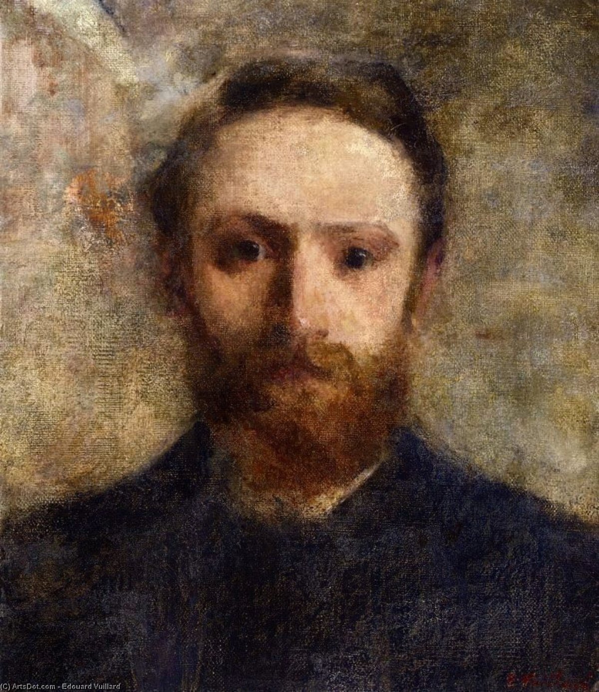Wikioo.org - The Encyclopedia of Fine Arts - Painting, Artwork by Jean Edouard Vuillard - Self-Portrait