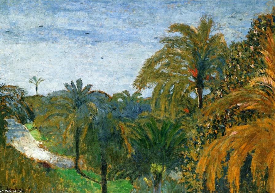 Wikioo.org - The Encyclopedia of Fine Arts - Painting, Artwork by Jean Edouard Vuillard - Garden in Cannes