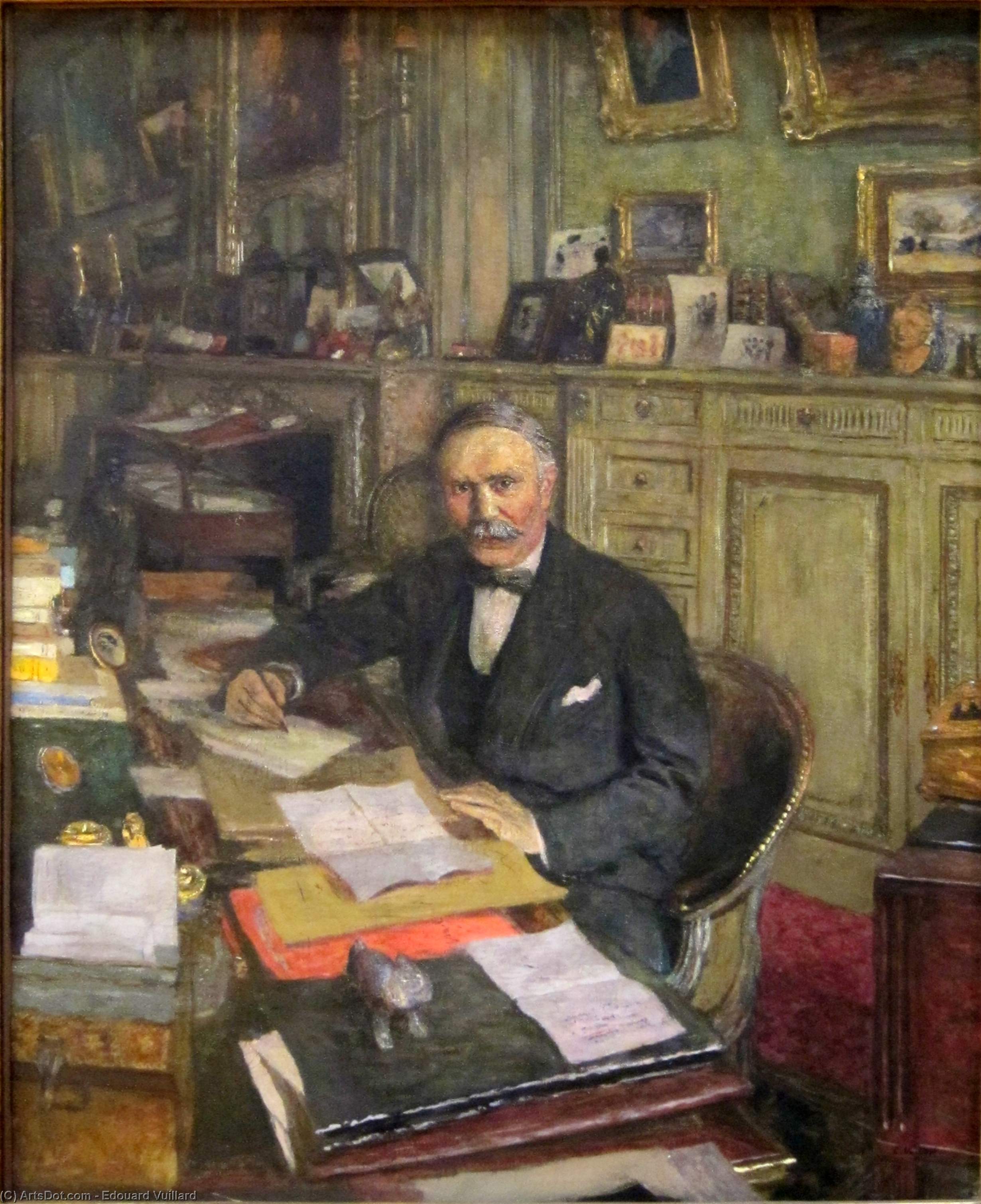 Wikioo.org – L'Encyclopédie des Beaux Arts - Peinture, Oeuvre de Jean Edouard Vuillard - Portrait de Louis Loucheur