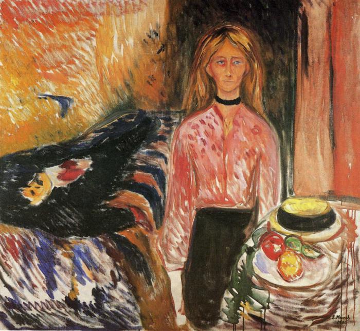 WikiOO.org - 백과 사전 - 회화, 삽화 Edvard Munch - The Murderess