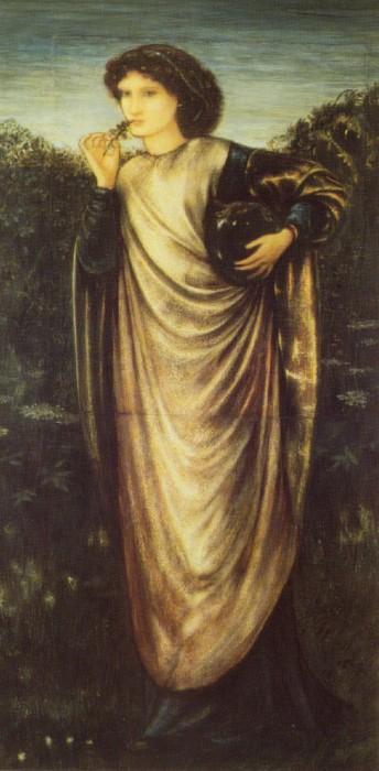 WikiOO.org - Enciklopedija likovnih umjetnosti - Slikarstvo, umjetnička djela Edward Coley Burne-Jones - Morgan Le Fay
