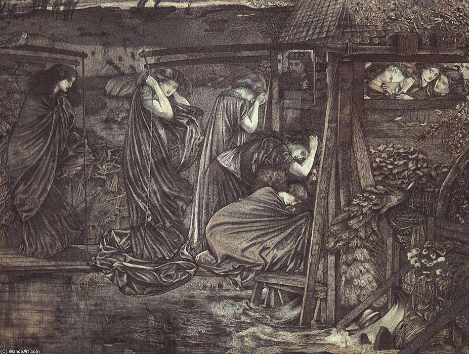 WikiOO.org - Encyclopedia of Fine Arts - Maľba, Artwork Edward Coley Burne-Jones - The Wise and Foolish Virgins
