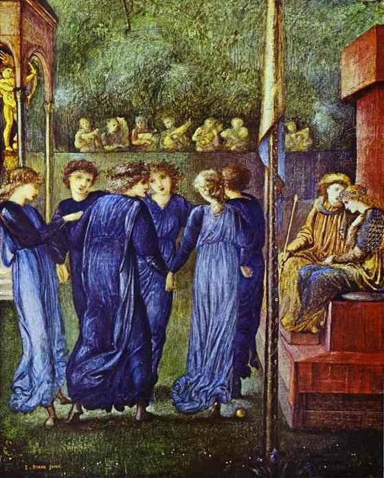 WikiOO.org - אנציקלופדיה לאמנויות יפות - ציור, יצירות אמנות Edward Coley Burne-Jones - The King's Wedding