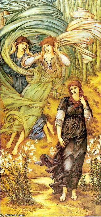 Wikioo.org – L'Enciclopedia delle Belle Arti - Pittura, Opere di Edward Coley Burne-Jones - Spona de Libano