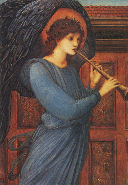 Wikioo.org - The Encyclopedia of Fine Arts - Painting, Artwork by Edward Coley Burne-Jones - Angel