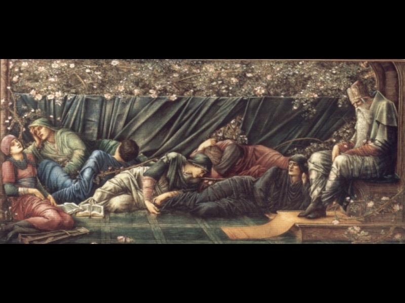 WikiOO.org - Енциклопедія образотворчого мистецтва - Живопис, Картини
 Edward Coley Burne-Jones - The Council Chamber