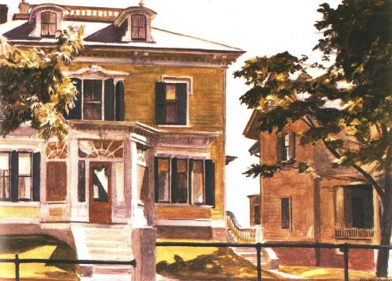 WikiOO.org - Енциклопедія образотворчого мистецтва - Живопис, Картини
 Edward Hopper - Davis House