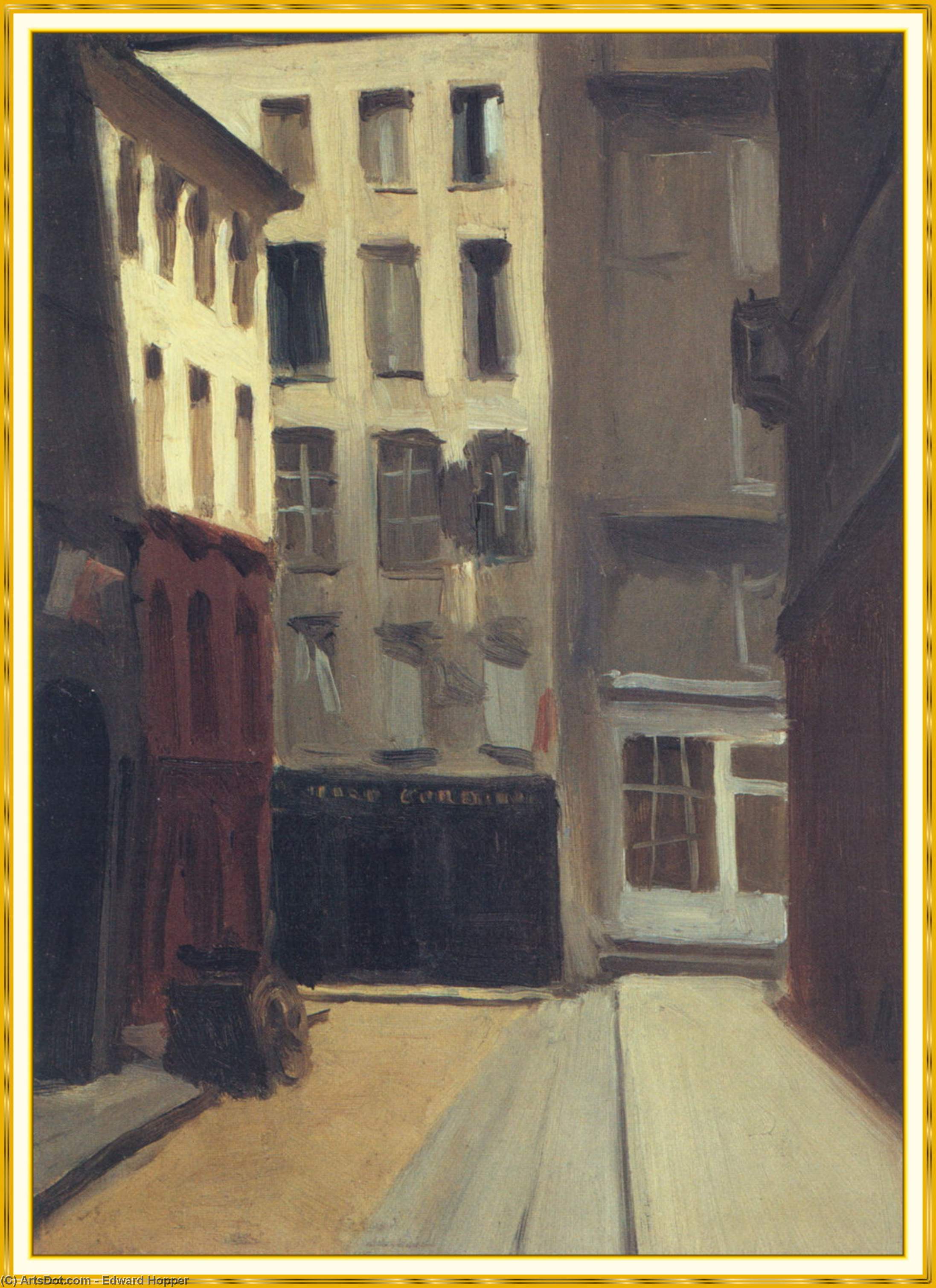 Wikioo.org - The Encyclopedia of Fine Arts - Painting, Artwork by Edward Hopper - Paris Street