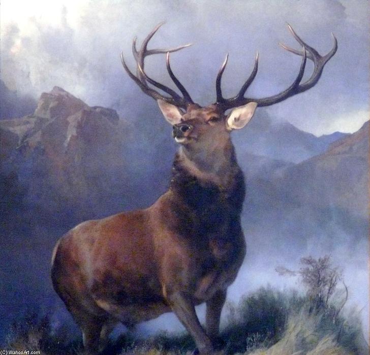 WikiOO.org - Εγκυκλοπαίδεια Καλών Τεχνών - Ζωγραφική, έργα τέχνης Edwin Henry Landseer - The Monarch of the Glen