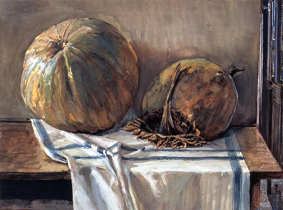 WikiOO.org - Encyclopedia of Fine Arts - Maleri, Artwork Egon Schiele - Melon
