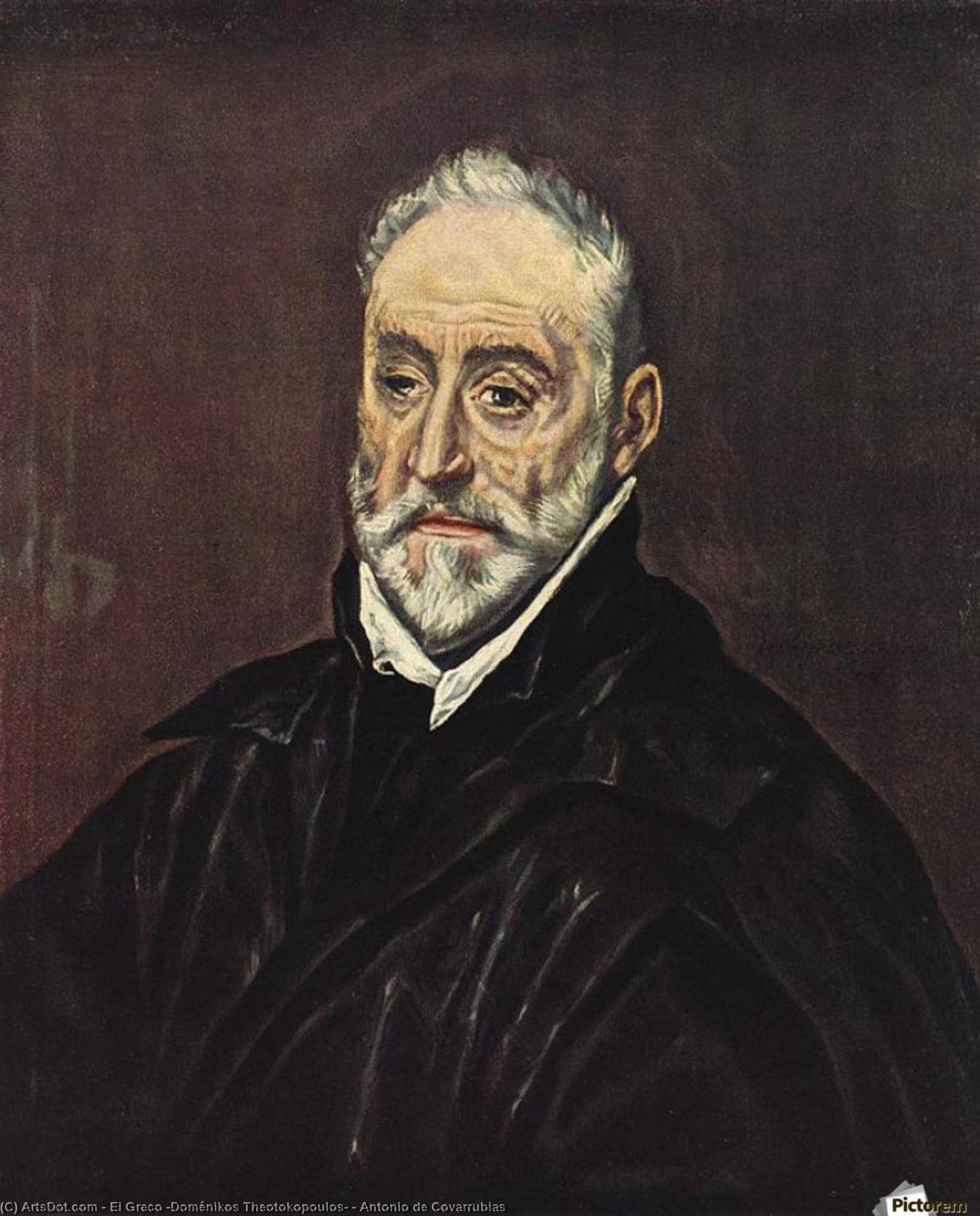 WikiOO.org – 美術百科全書 - 繪畫，作品 El Greco (Doménikos Theotokopoulos) - 安东尼奥·德科瓦鲁比亚斯