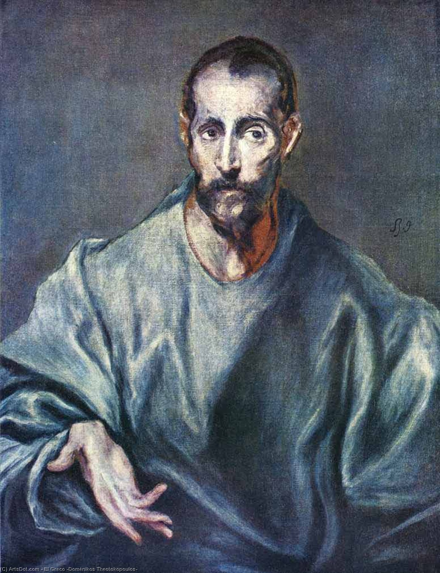 Wikioo.org - The Encyclopedia of Fine Arts - Painting, Artwork by El Greco (Doménikos Theotokopoulos) - St. Jacobus