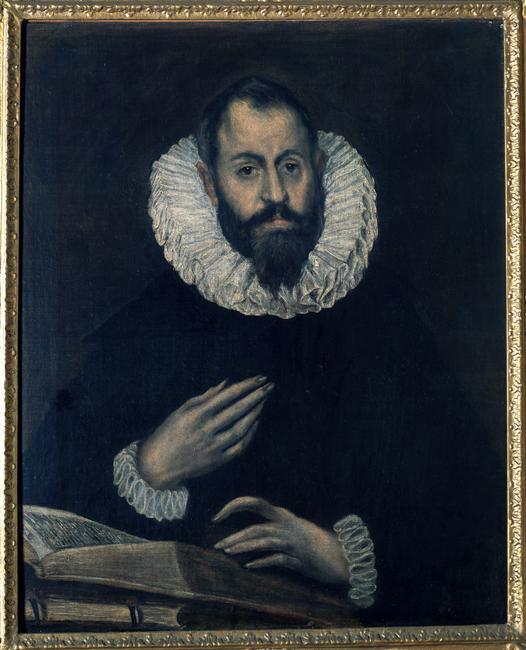 WikiOO.org – 美術百科全書 - 繪畫，作品 El Greco (Doménikos Theotokopoulos) - 阿隆索的肖像德埃雷拉