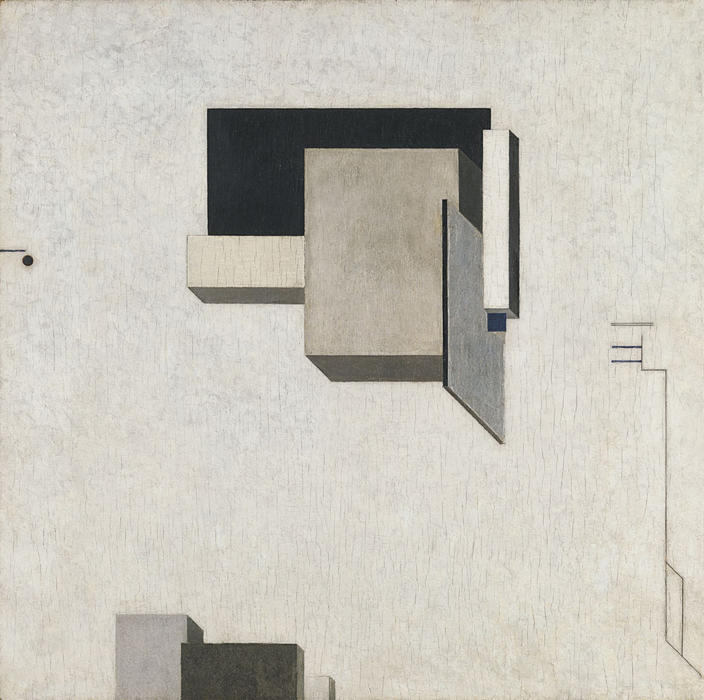 Wikioo.org - สารานุกรมวิจิตรศิลป์ - จิตรกรรม El Lissitzky - Proun 1 C