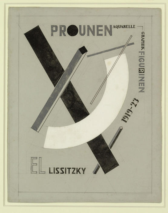 WikiOO.org - Encyclopedia of Fine Arts - Maľba, Artwork El Lissitzky - Proun