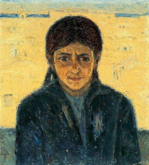 Wikioo.org – La Enciclopedia de las Bellas Artes - Pintura, Obras de arte de Emmanuel Zairis - Retrato de Iakoveena