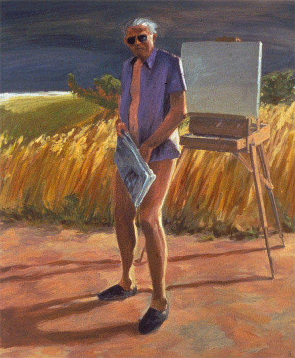 WikiOO.org - Εγκυκλοπαίδεια Καλών Τεχνών - Ζωγραφική, έργα τέχνης Eric Fischl - Portrait of the Artist as an Old Man