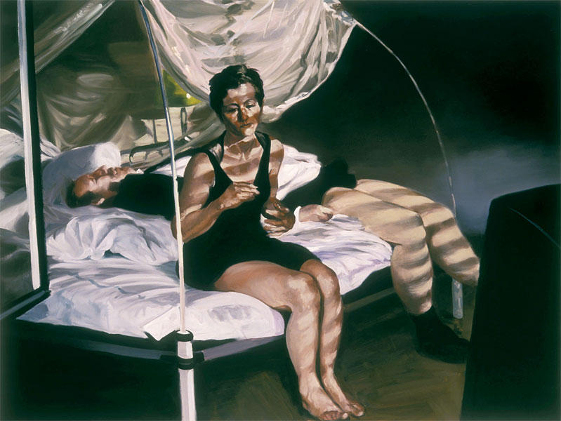 Wikioo.org - The Encyclopedia of Fine Arts - Painting, Artwork by Eric Fischl - Krefeld Project Bedroom Scene 1