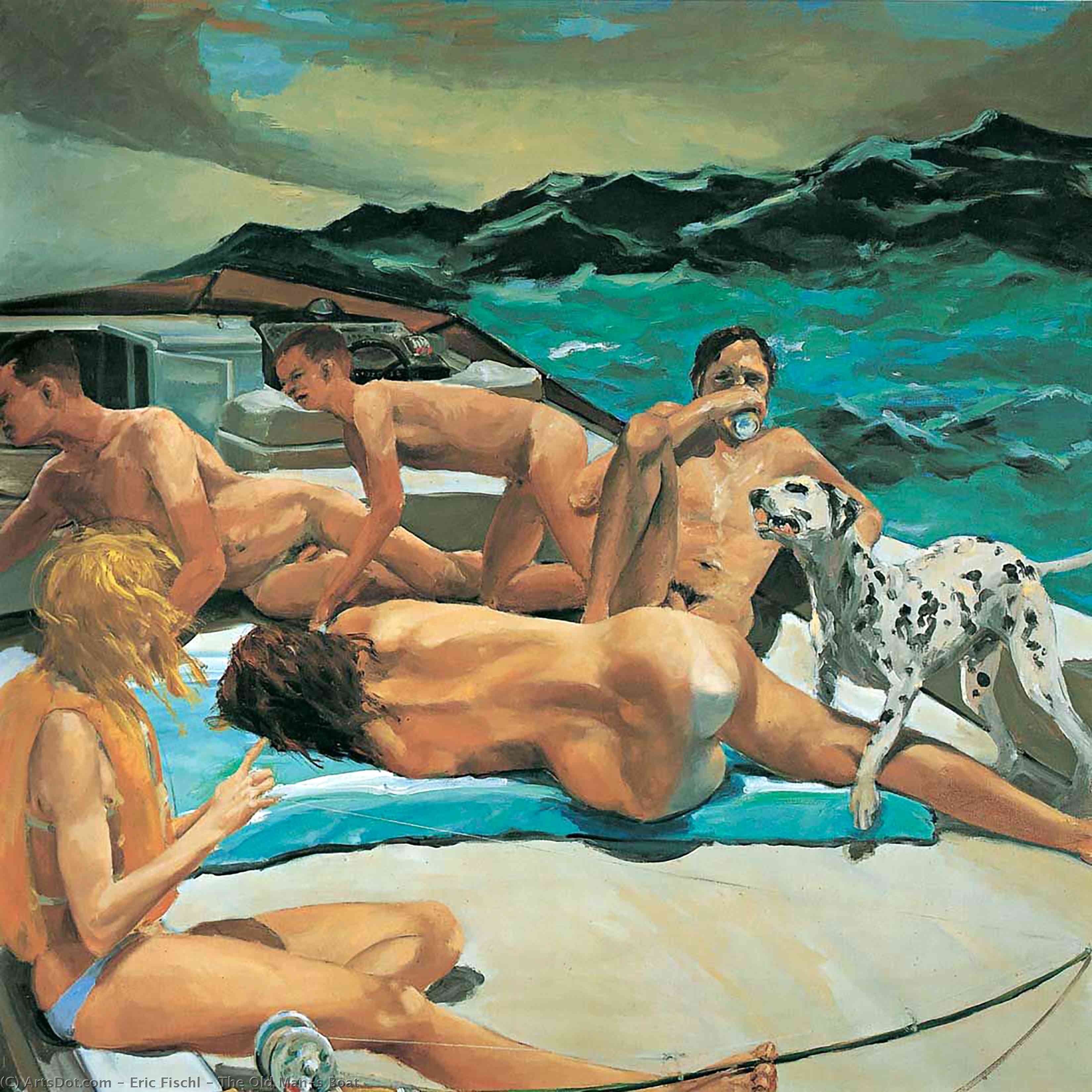 Wikioo.org - The Encyclopedia of Fine Arts - Painting, Artwork by Eric Fischl - The Old Man's Boat