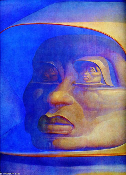 WikiOO.org - Encyclopedia of Fine Arts - Lukisan, Artwork Ernst Fuchs - Observator Infinitor