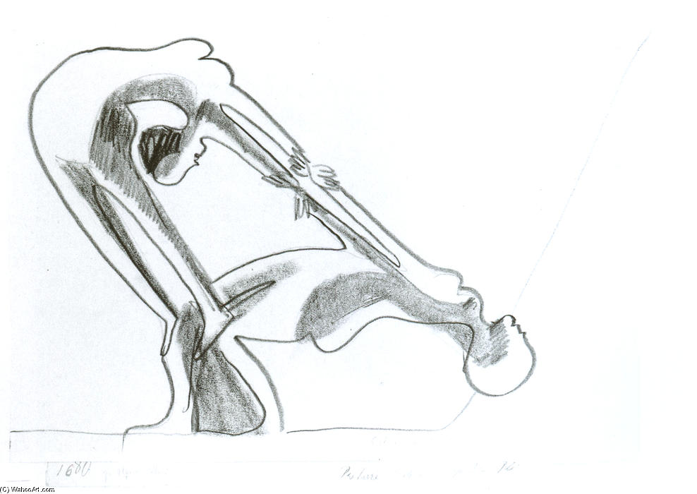 WikiOO.org - Encyclopedia of Fine Arts - Lukisan, Artwork Ernst Ludwig Kirchner - Parterre Acrobats