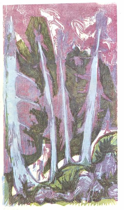 WikiOO.org - دایره المعارف هنرهای زیبا - نقاشی، آثار هنری Ernst Ludwig Kirchner - Firs
